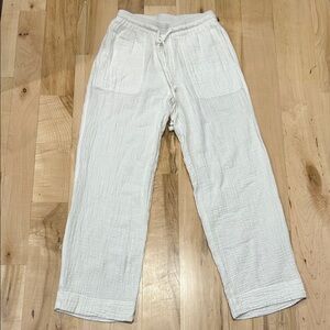 Echo Women’s White Gauze Pants - XS